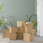 Umziehen ins neue Haus