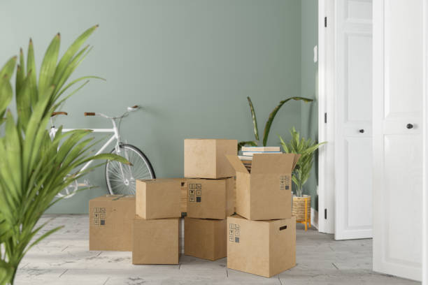 Umziehen ins neue Haus